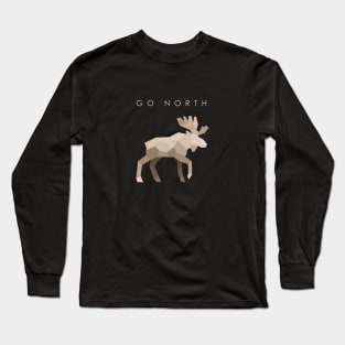 Go North - Elk (dark) Long Sleeve T-Shirt